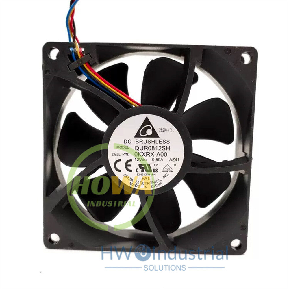 1/piece QUR0812SH 12V 0.50A 8025 8CM Delta 4-wire PWM Temperature Cooling Fan