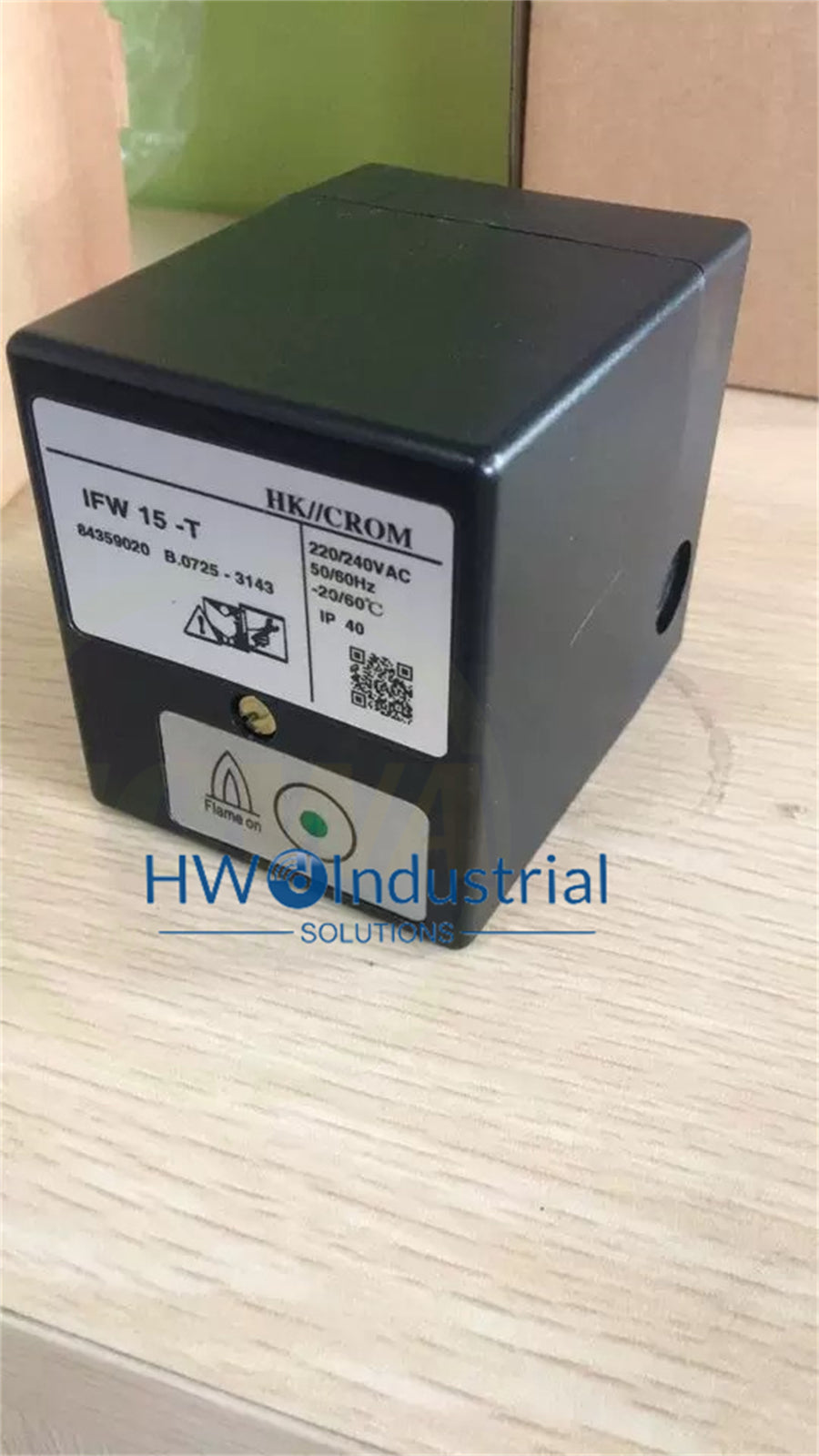 1/piece  Krom IFW15-T IFW 15-T 220/240V Flame Detection Controller