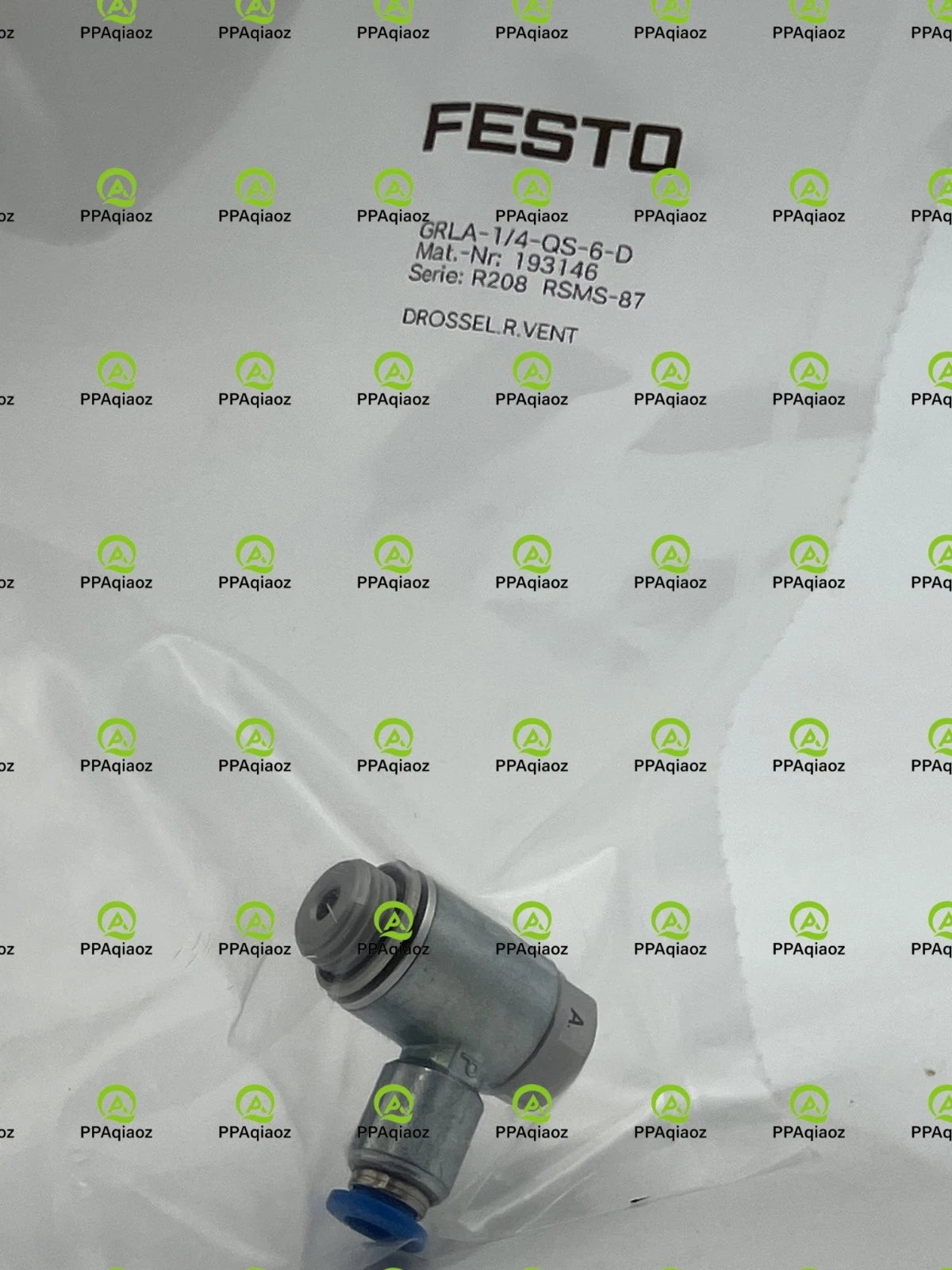 1 PCS  FESTO one-way throttle valve GRLA-1/4-QS-6-D 193146 #P