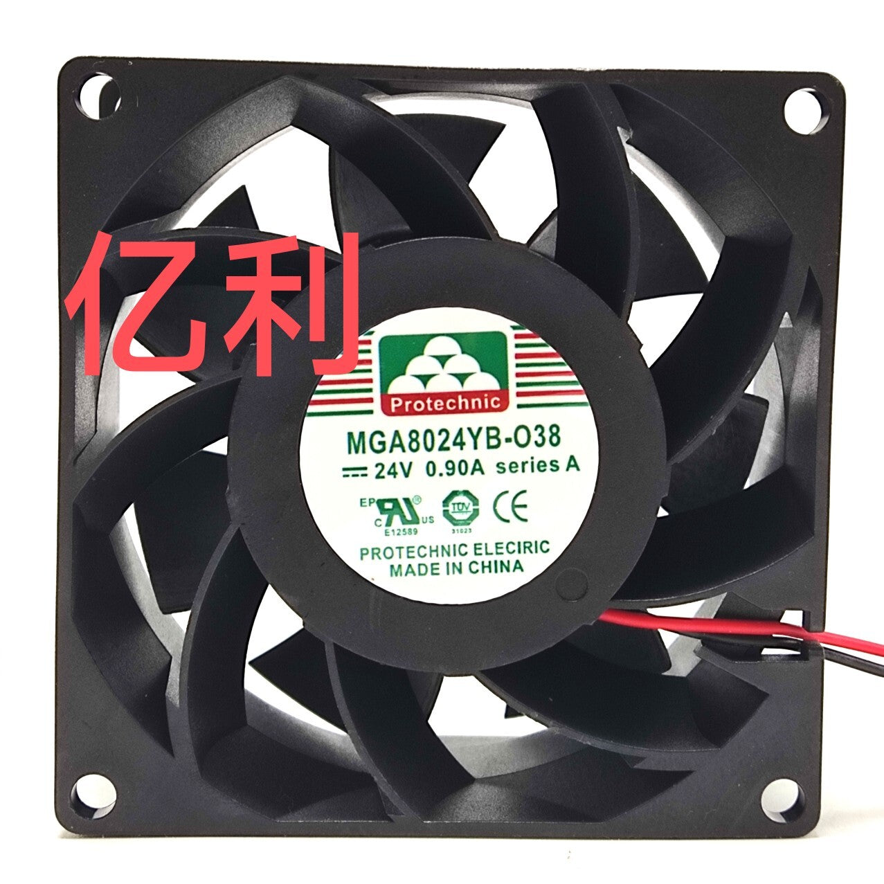 MAGIC MGA8024YB-O38 24V 0.90A 8CM 8038 inverter large air volume cooling fan