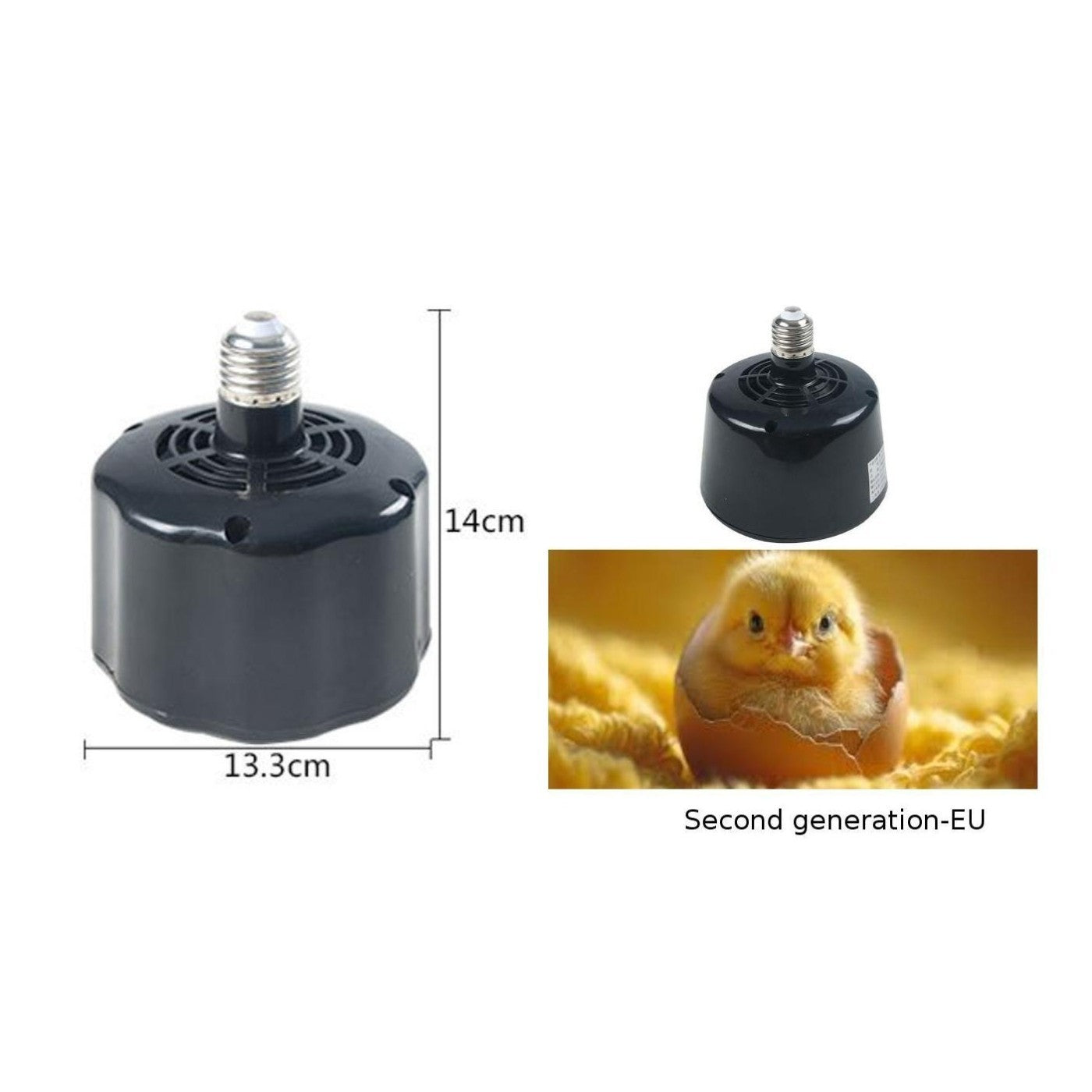Chicken Heating Lamp with Uniform Warm Airflow for Livestock Comfort