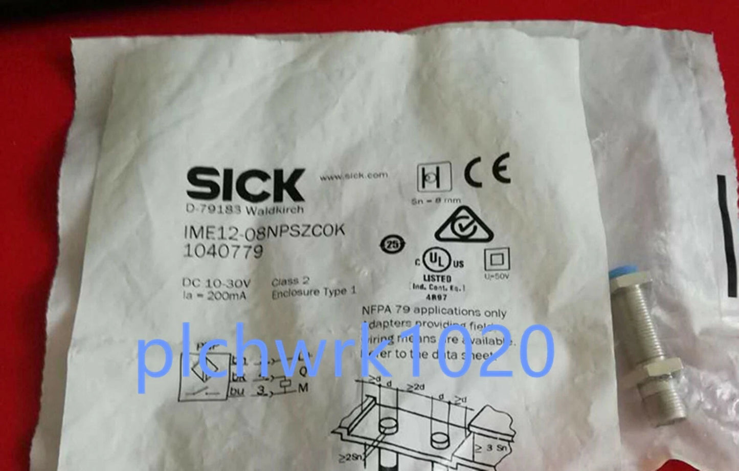 1 PCS  SICK proximity switch 1040779 IME12-08NPSZC0K #P