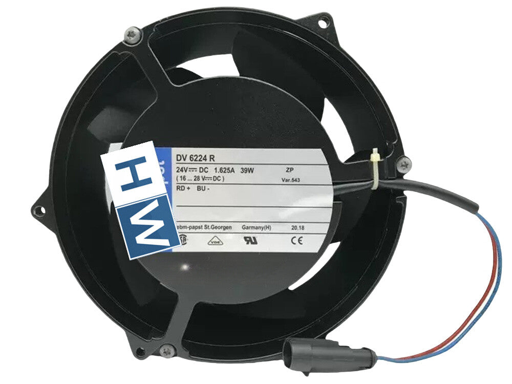 1/piece  DV6224R DV 6224R 2-wire DC24V 1.625A 39W ABB Inverter Cooling Fan