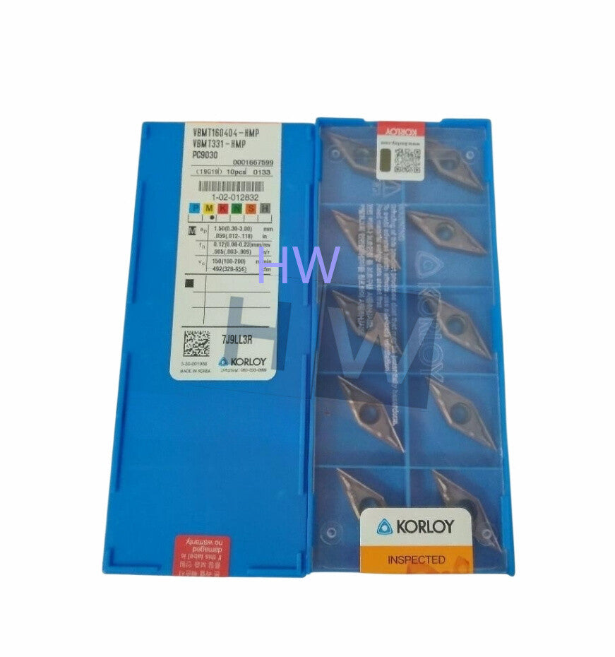 Box/10Pcs VBMT160404-HMP PC9030 CNC Diamond Blade