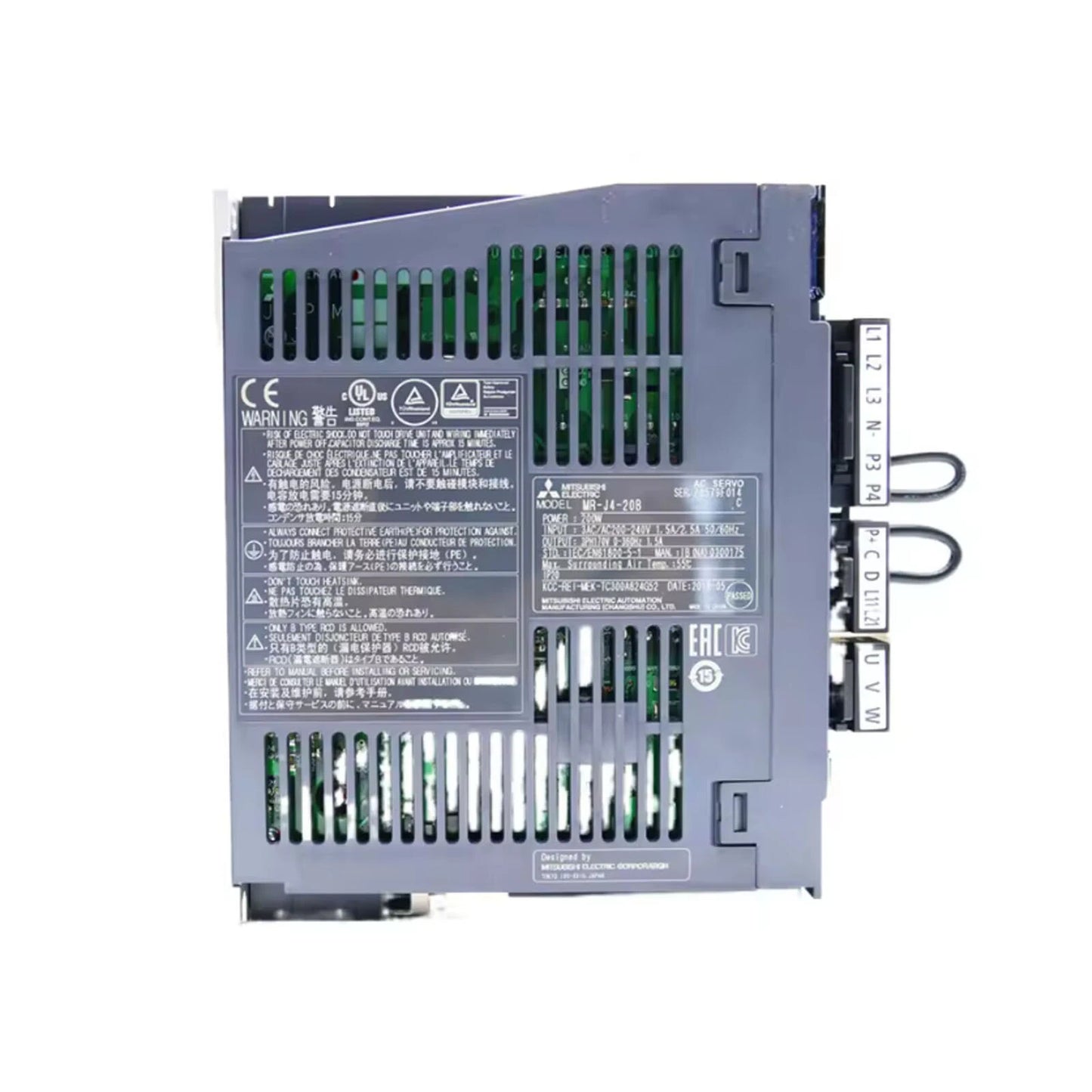 AUTHENTIC MODULE MR-J4-20B Mitsubishi CODE BEN MRJ420B Servo Drive #P