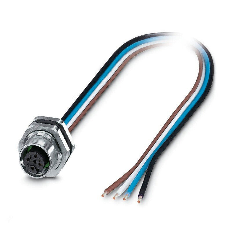1pcs PHOENIX CONTACT 1411586 Connector SACC-DSI-M12FS-5P-M16XL/0,5