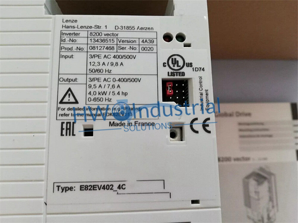 1/Piece LENZE Inverter E82EV402K4C E82EV402_4C Frequency Converter