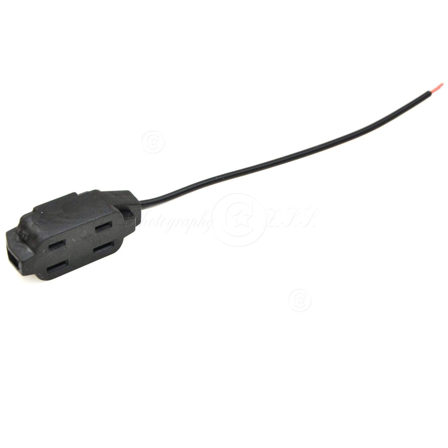 2x 1 To 3 Sockets Splitter CA/US Connector IP Camera Power Supply Adapter Plug