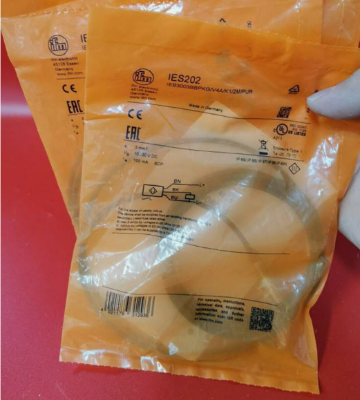 For IFM IES202 Inductive Sensor Threaded Type 10...30 DC PNP