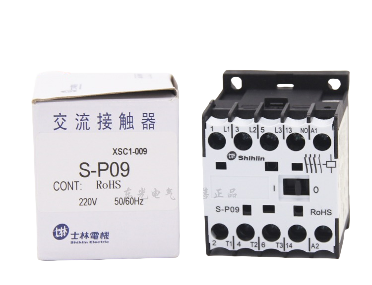 1/piece  Shihlin AC contactor S-P09 AC220V