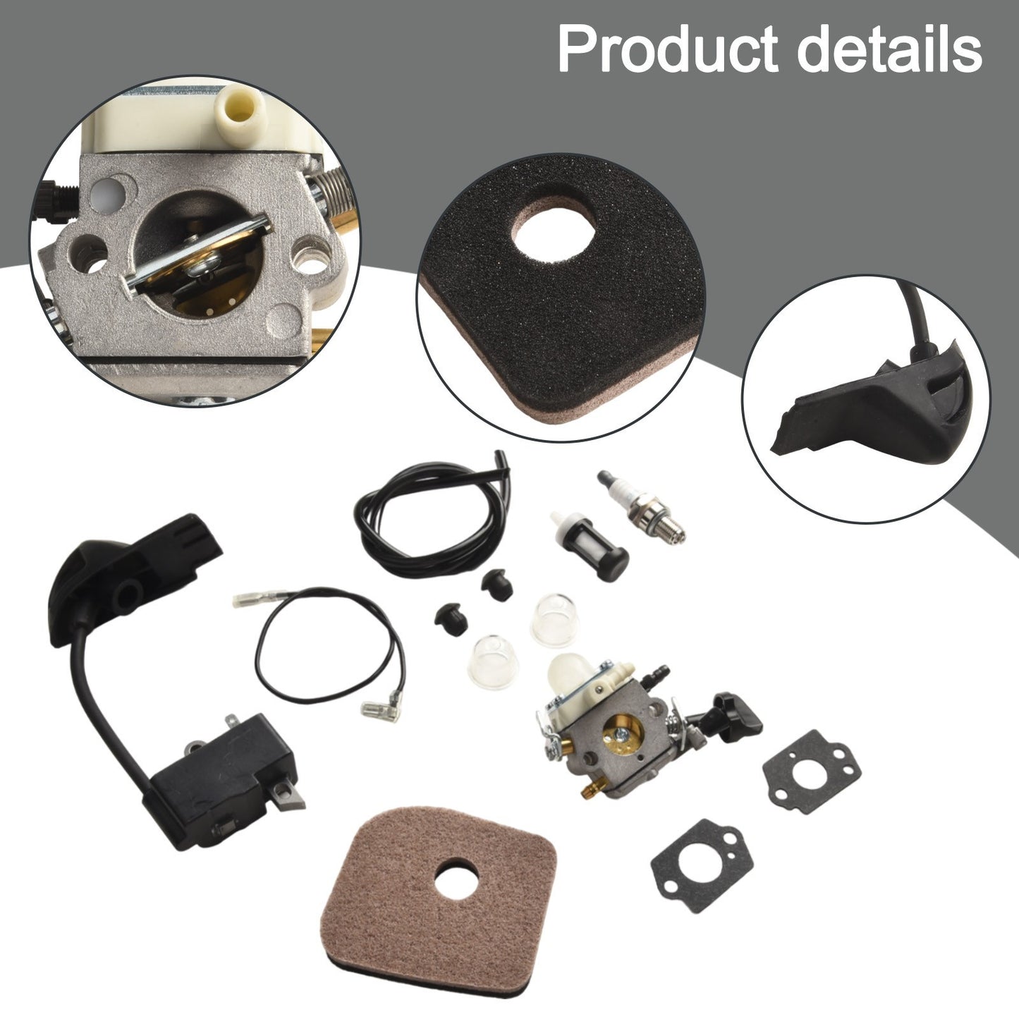 For Zama C1M-S261B C1M-S261C Ignition Coil Carburetor Coil 12 V For SH86C