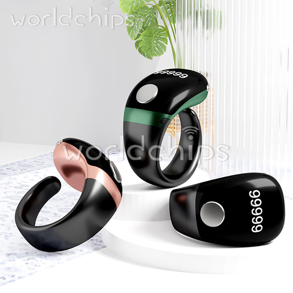 Digital Finger Tally Counter Ring Counting Multi-Channel Counter w/ self-locking