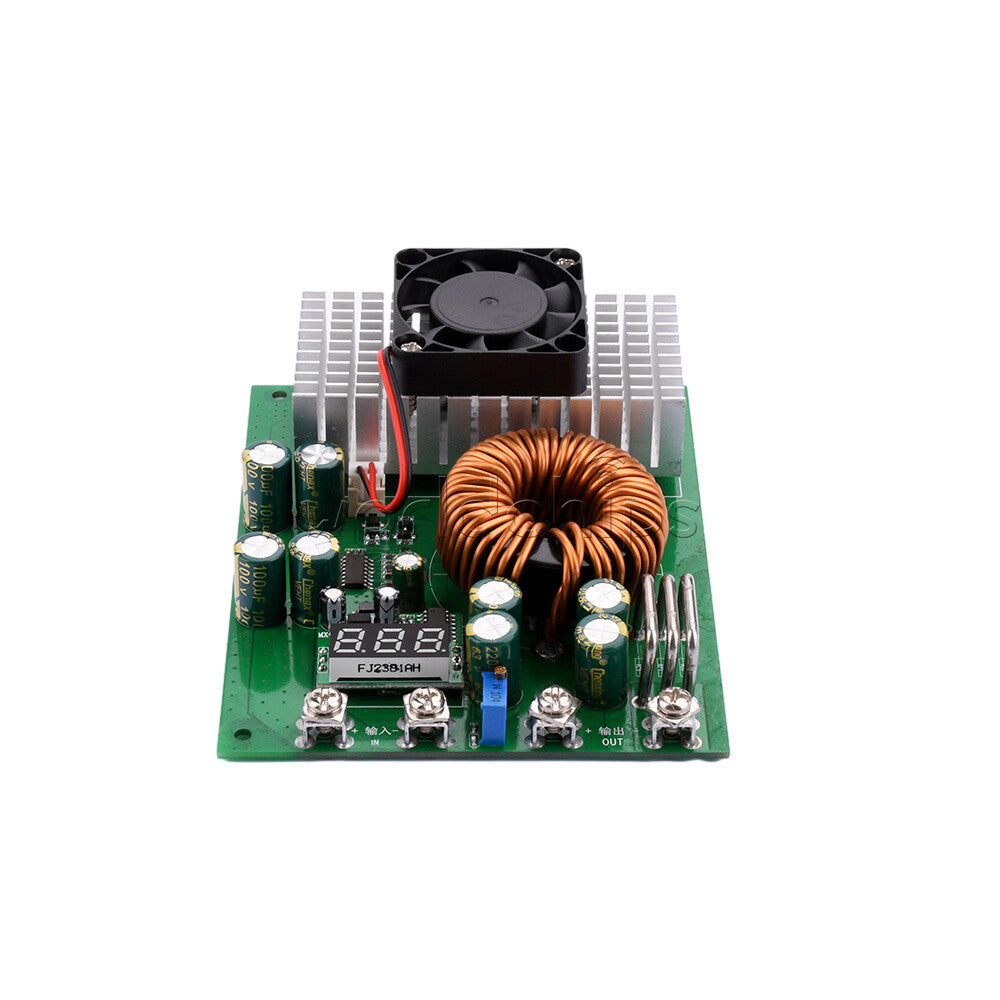 DC-DC 25-90V To 2.5V-50V Adjustable Buck Step-down Power Supply Module With Fan