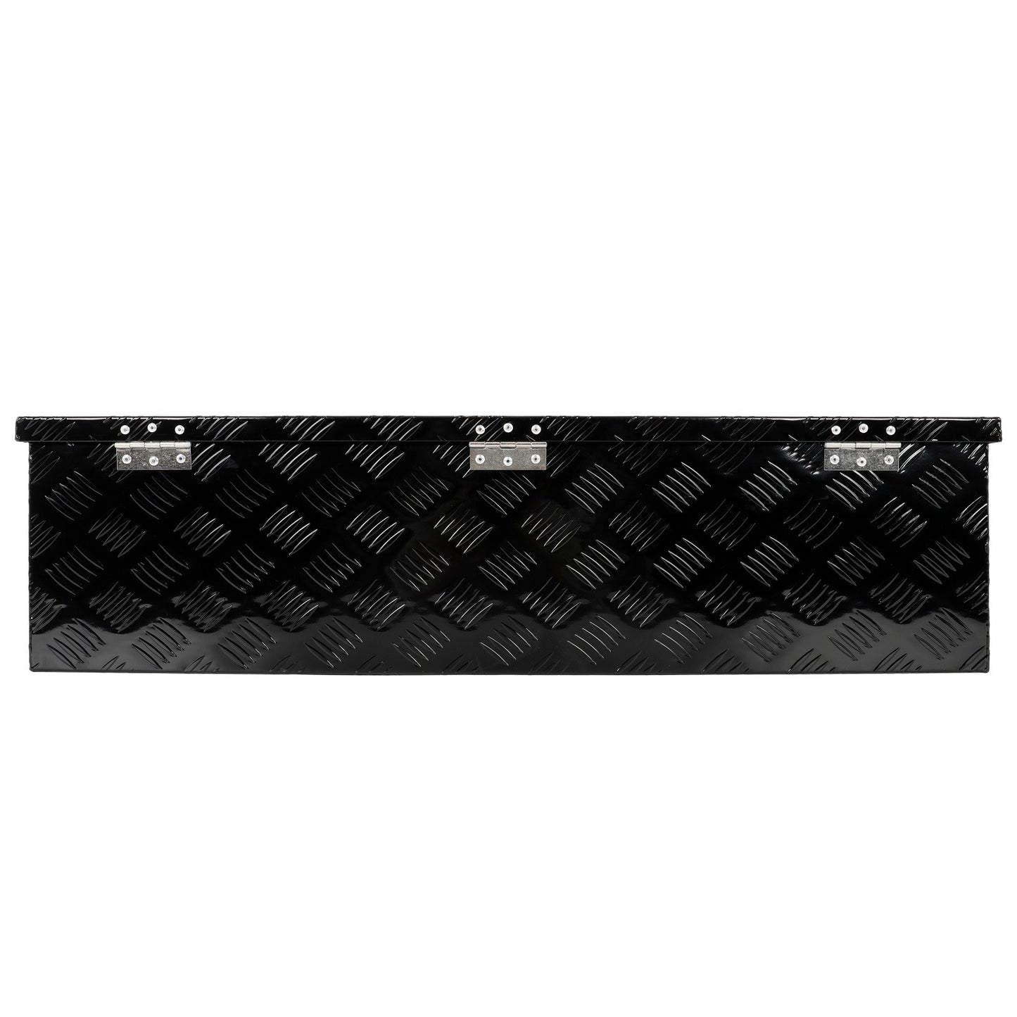 39"*13"*10" ALUMINUM PICKUP TRUCK TRUNK BED TOOL BOX TRAILER STORAGE BLACK