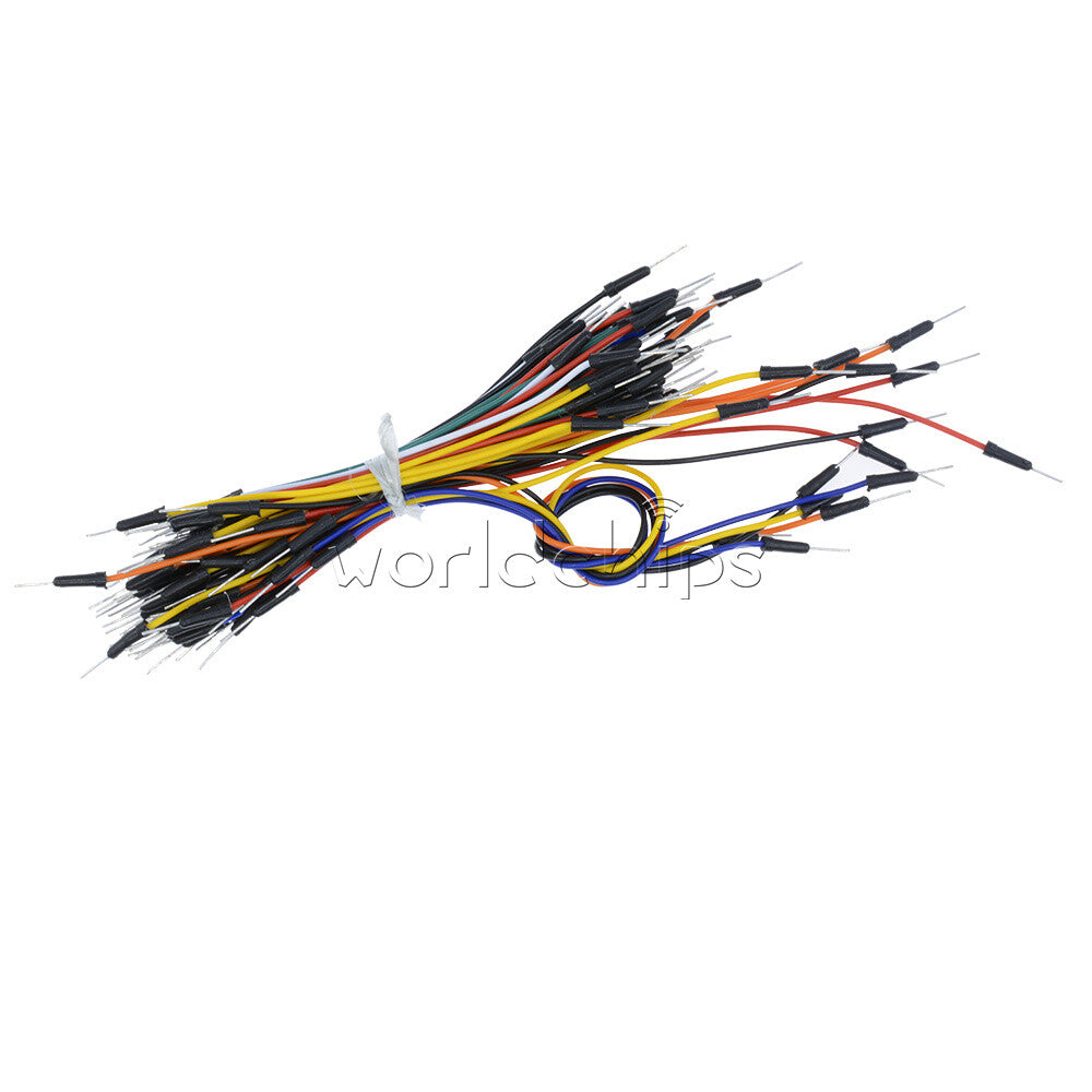 10 * 65PCS 650PCS Breadboard Jumper Wires Male to Male Solderless Flexible Cable