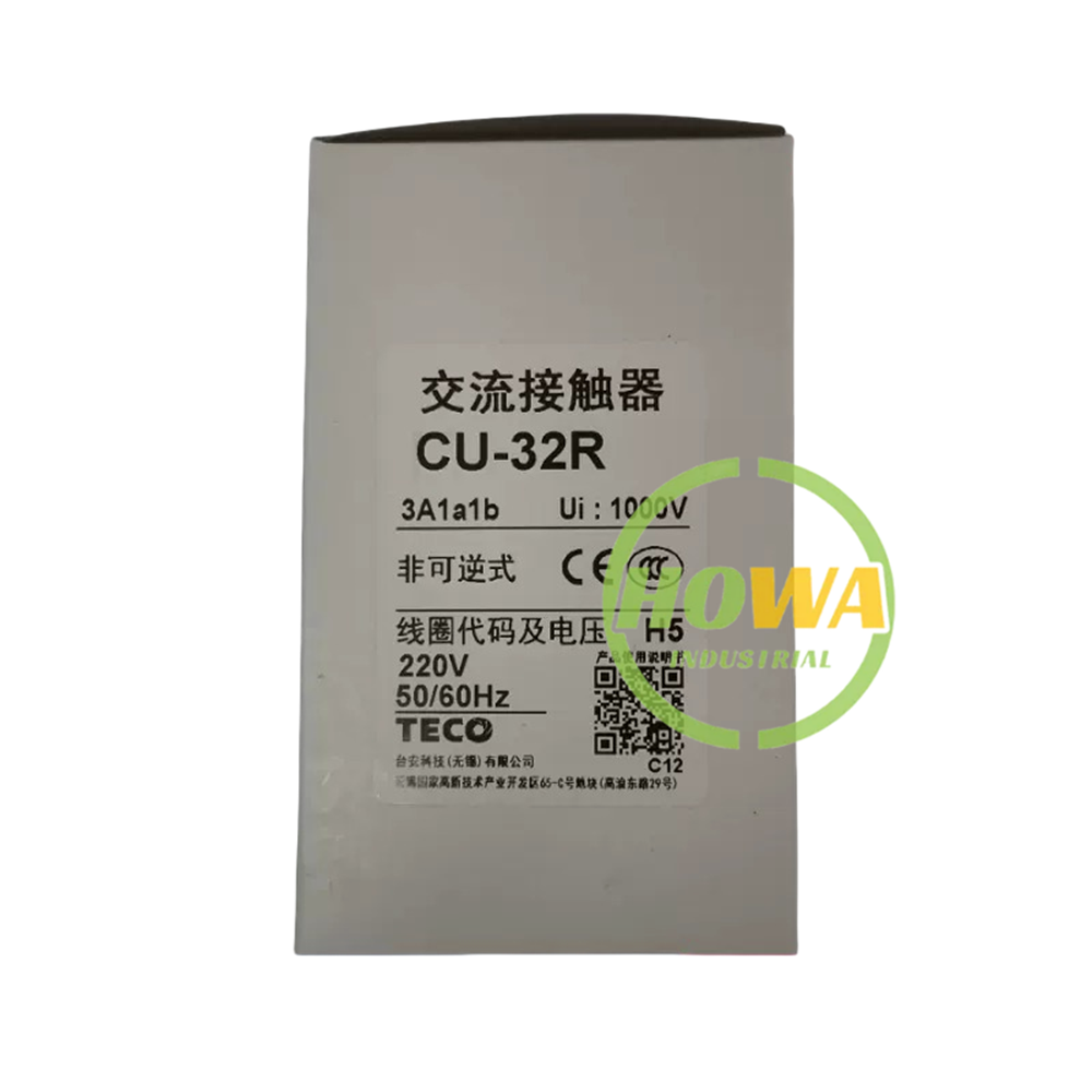 1/piece   TECO CU-32R CU32R AC Contactor 3A1a1b Voltage 220V