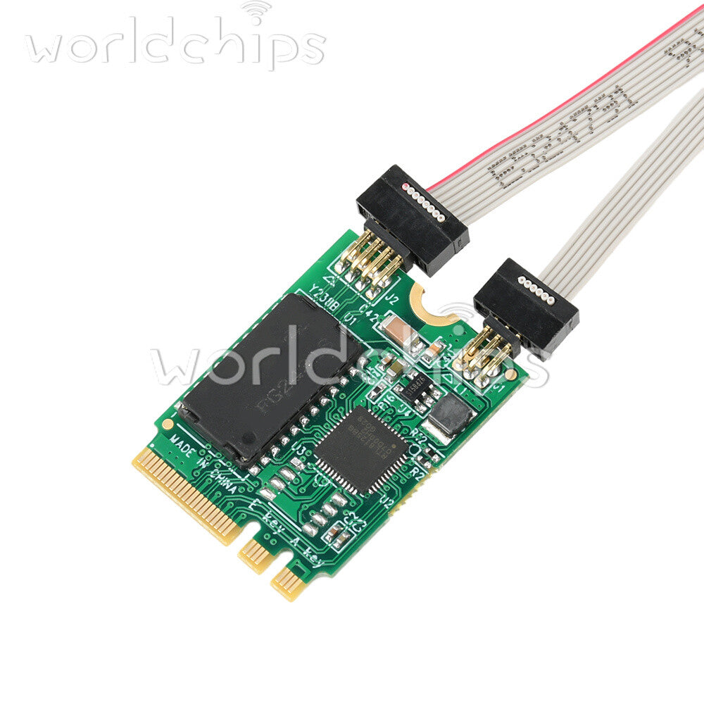 M.2 Key A+E/PCI-E 2.5G Gigabit Ethernet Network Lan Card 1000Mbps RTL8125BG Chip