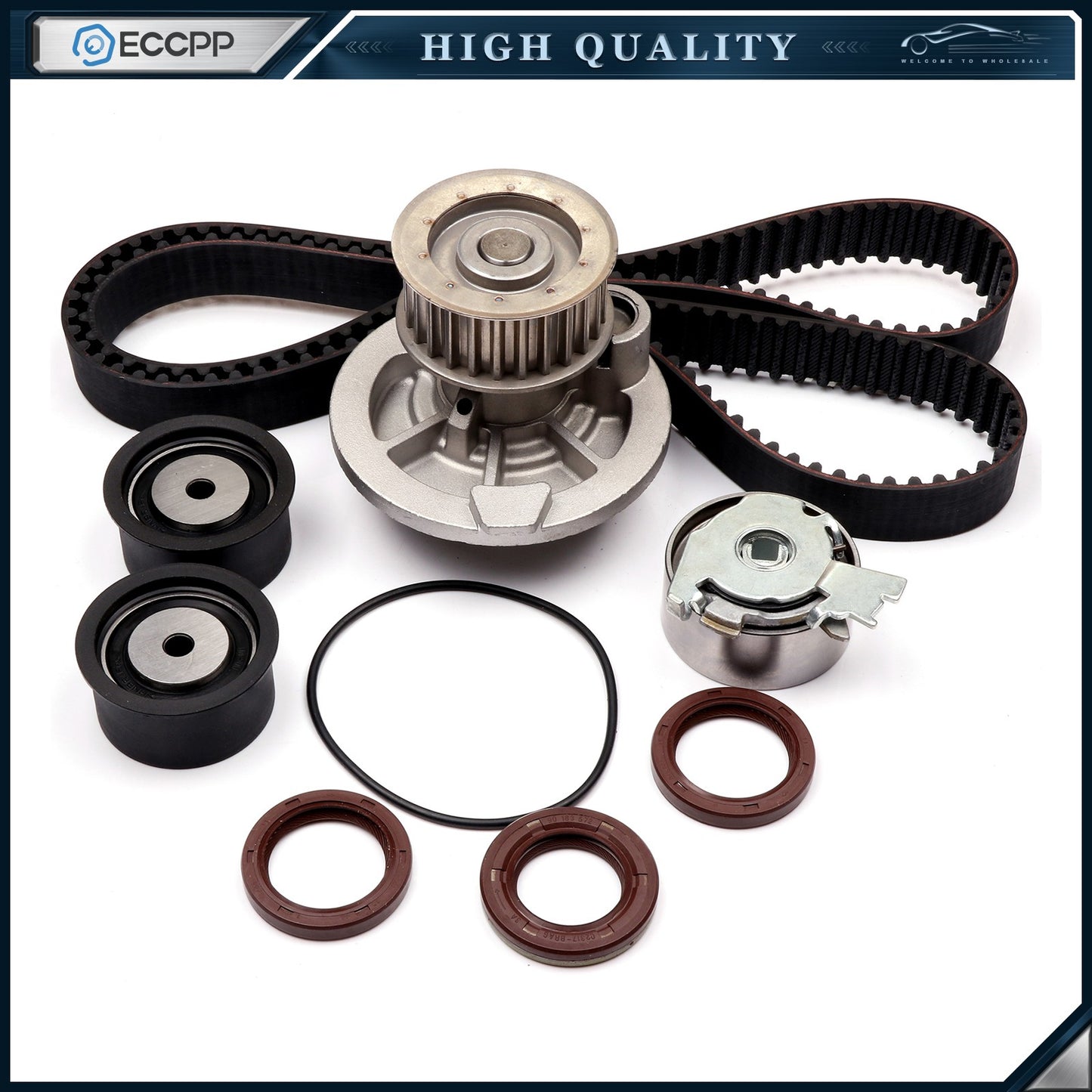 Timing Belt Kit Water Pump For 2004-08 Suzuki Forenza Reno Chevy 2.0L A20DMS 16V