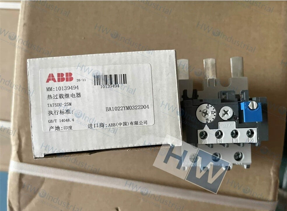 1/Piece TA75DU-25M TA75DU25M 18A-25A ABB Thermal Overload Relay