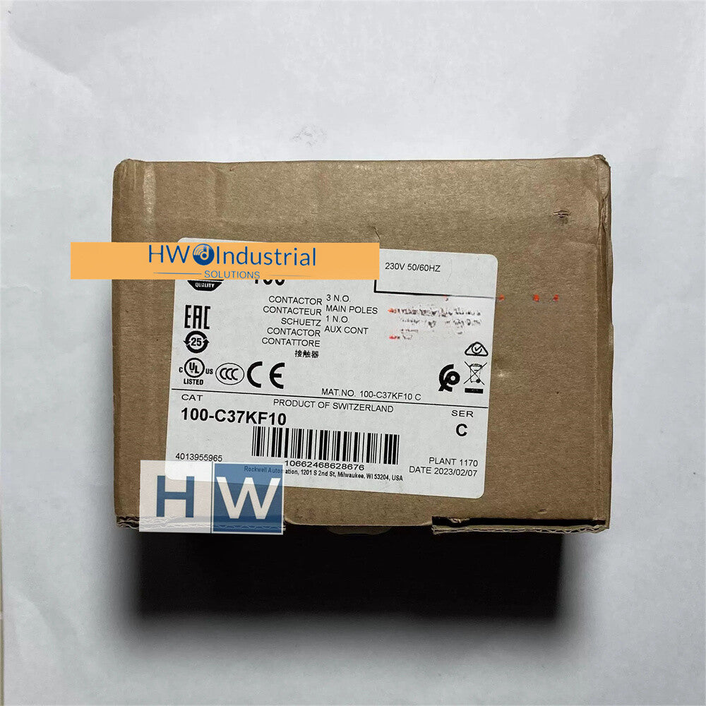 1/piece  100-C37*10 100-C37KF10 230V Coil Voltage Contactor