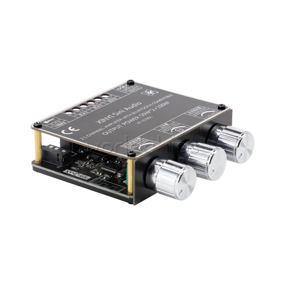 2.1 Channel Bluetooth5.1 Power Audio Stereo Subwoofer Amplifier Board 50W*2 100W