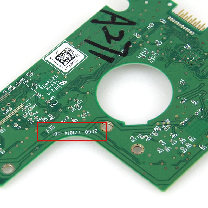 PCB HDD Board number : 2060-771814-001 REV A Hard Disk Circuit Board