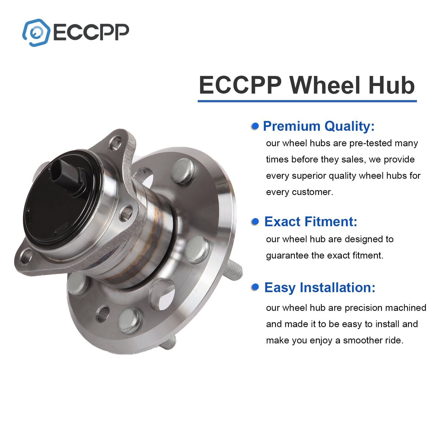 1Pc Wheel Hub Bearing Rear Left For Toyota Camry Solara Lexus ES300 ES330 ES350