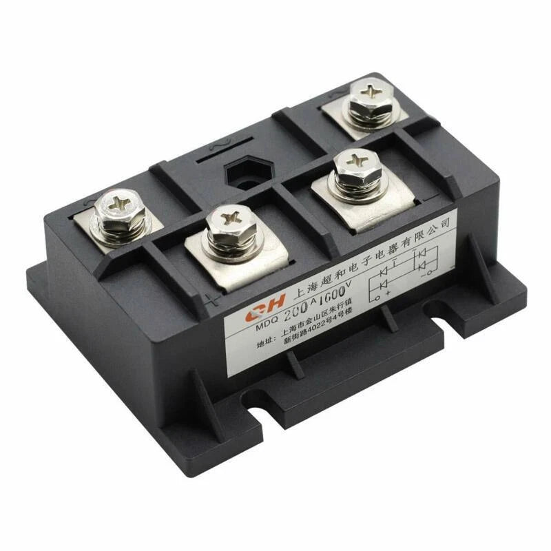 1pcs Bridge Rectifier MDQ-200A 200A 1600V Full Wave Diode Module Single Phase