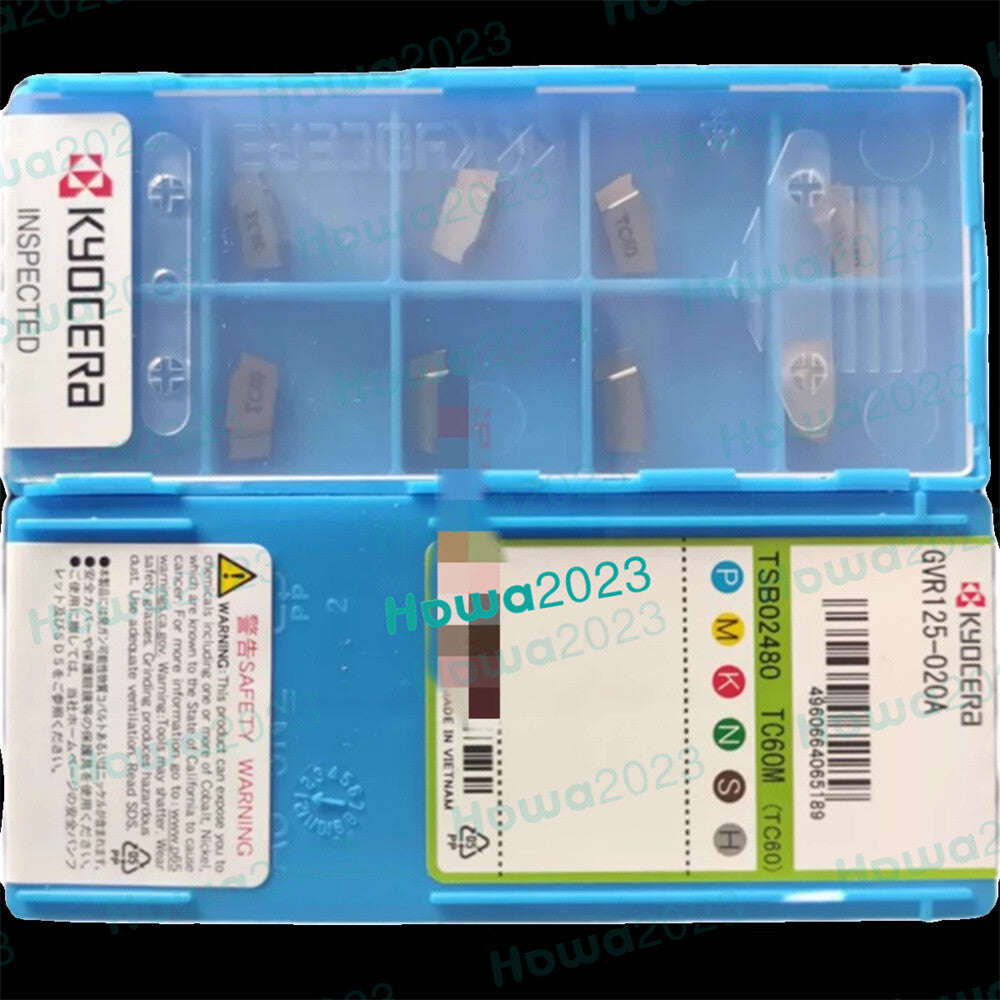 10pieces/Box Kyocera GVR125-020A TC60M Groove Blade Carbide Inserts