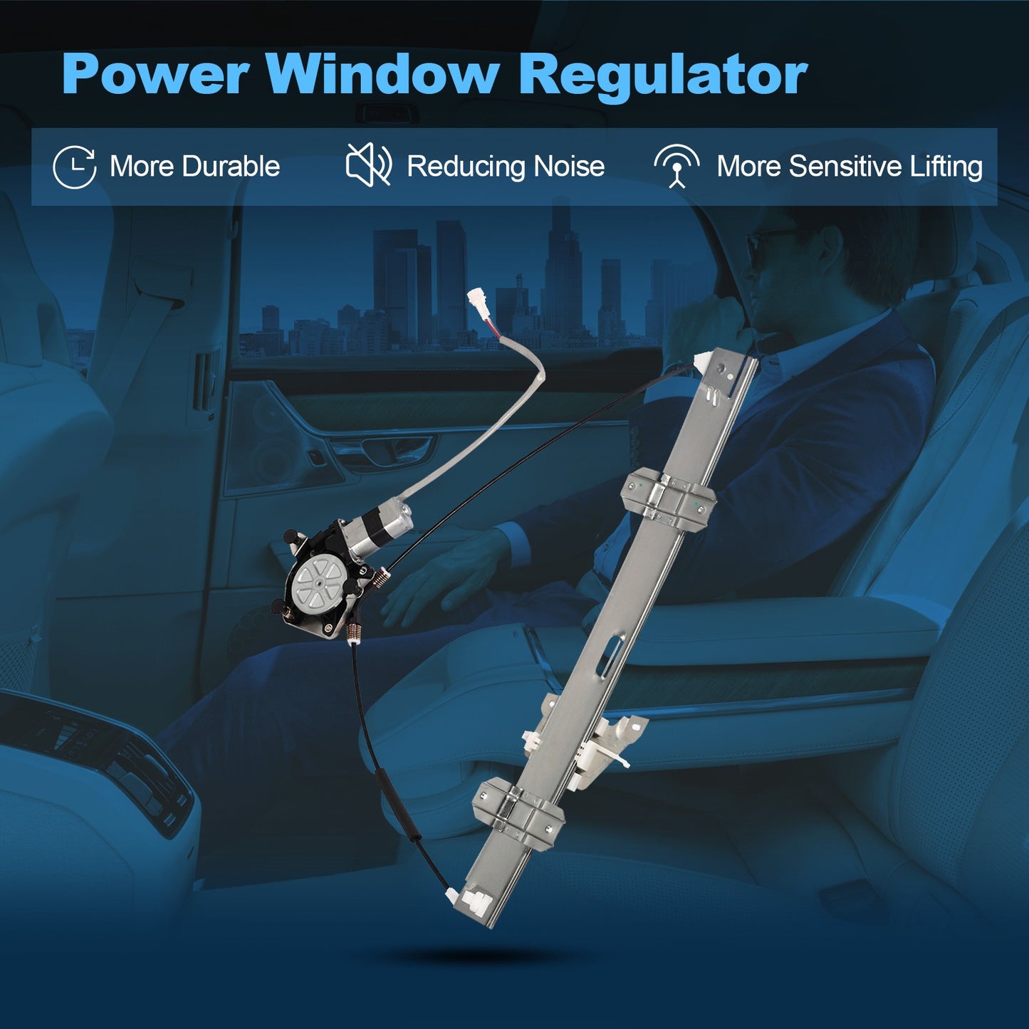 For 99-05 Suzuki Grand Vitara Front Right RH Power Window Regulator With Motor