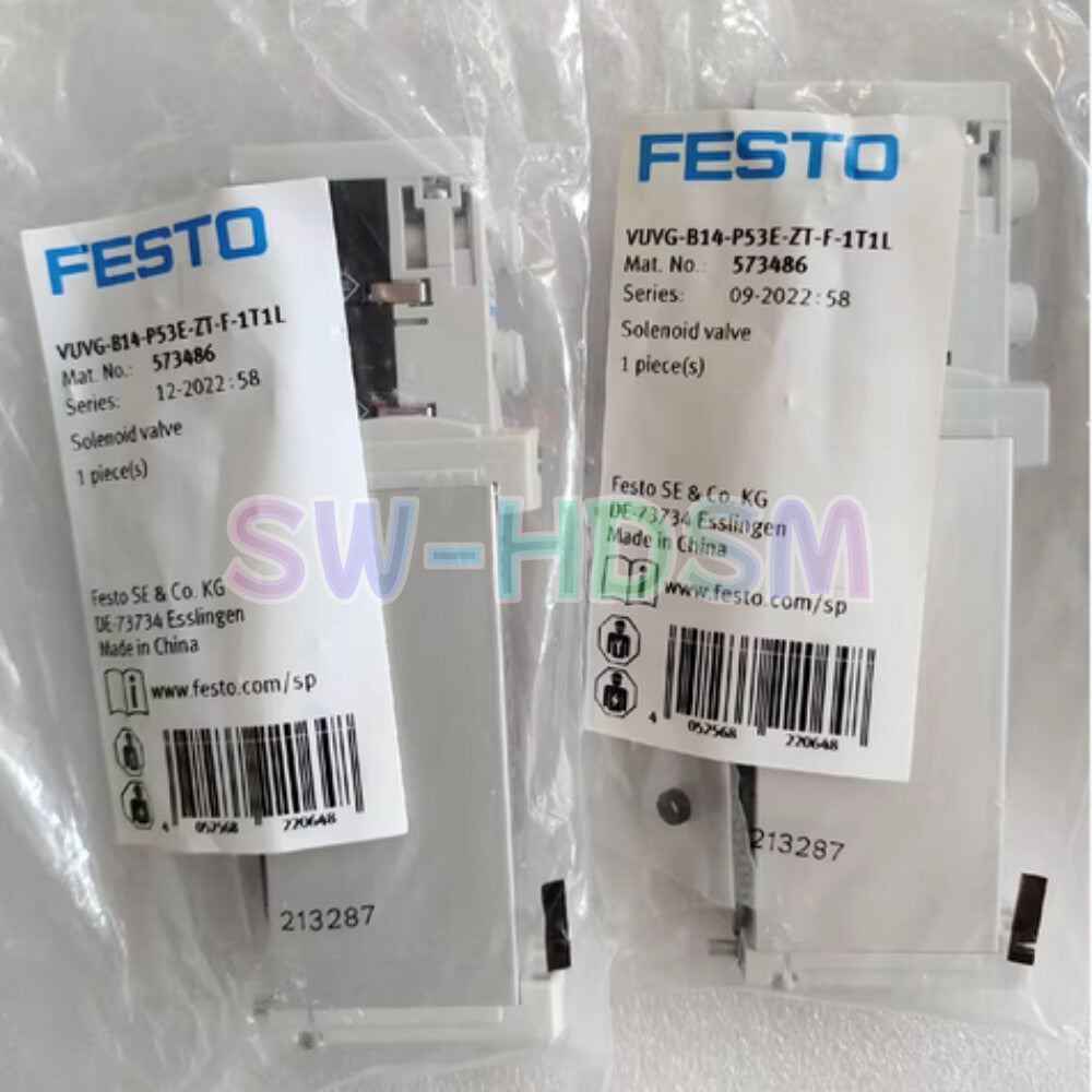1PCS  FOR FESTO VUVG-B14-P53E-ZT-F-1T1L 573486 Solenoid Valve freight free