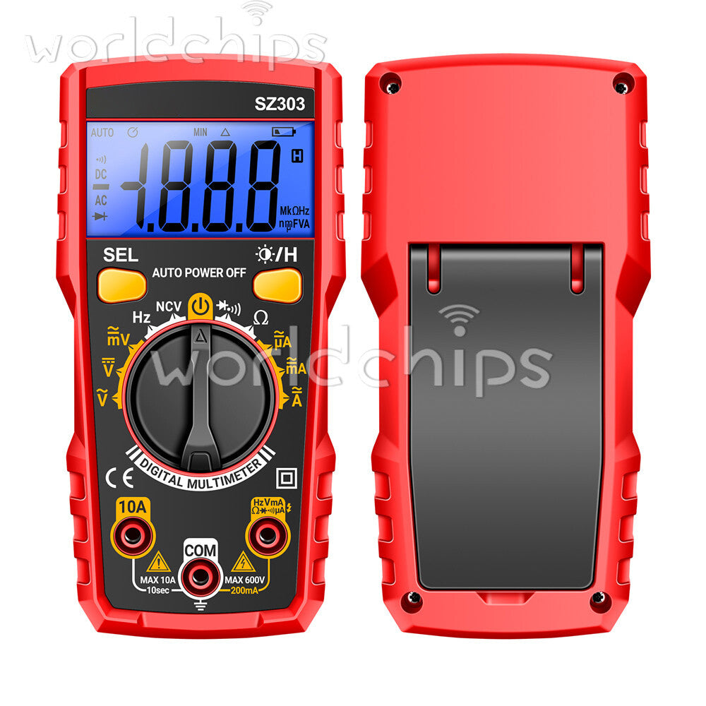 ANENG SZ303 Digital Multimeter Backlight Voltmeter Resistance AC DC Meter Tester