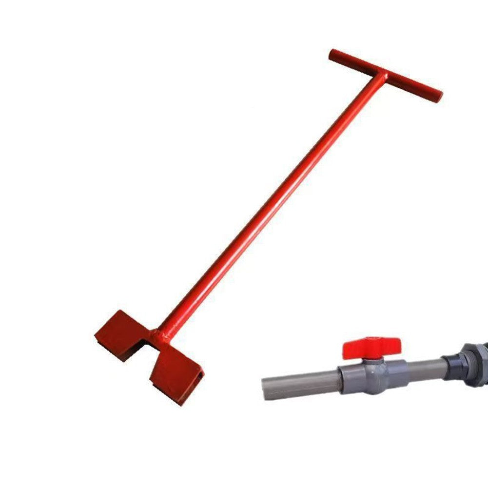 Extended Valve Stem for PVC Ball Valve Dual Ear Handle for Site Maintenance