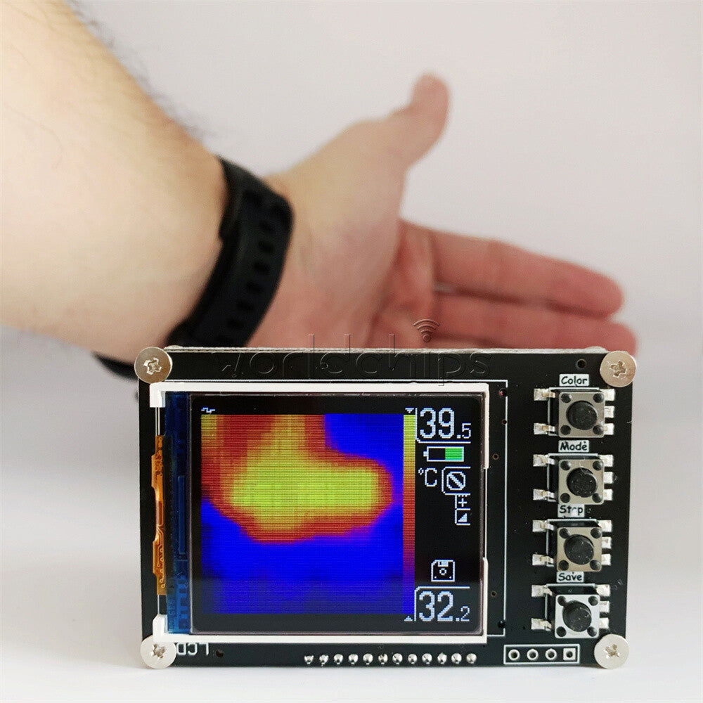 AMG8833PRO 1.6inch TFT Infrared Thermal Imager Handheld Thermograph Camera 0-80℃