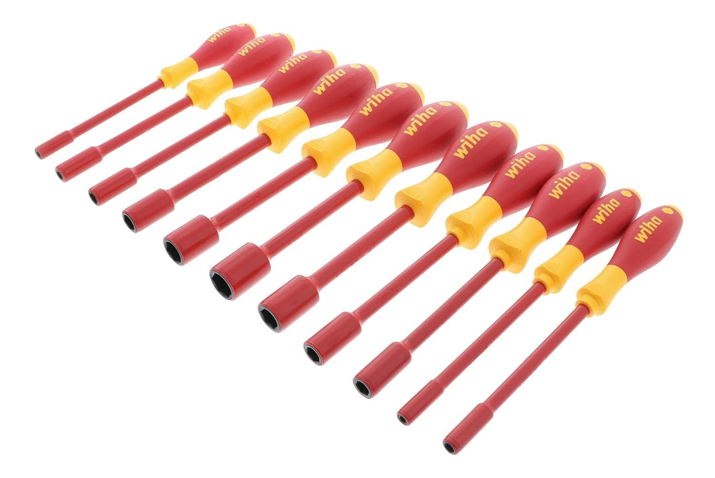 32296 11-Piece Insulated Nut Driver Set, 1000-Volt, Inch Sizes