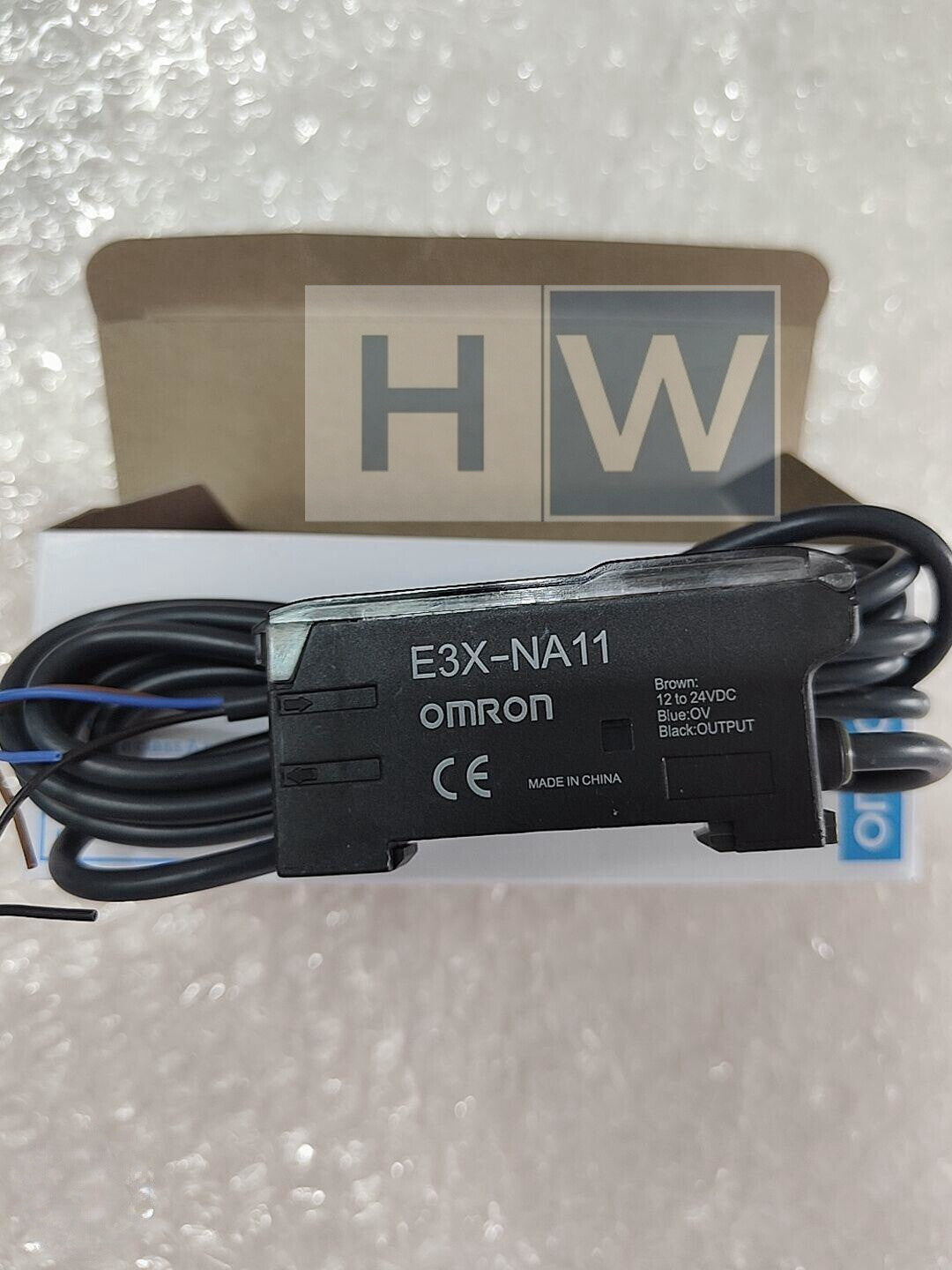 1PC  Omron E3X-NA11 Photoelectric Sensor 12-24VDC Amplifier Unit