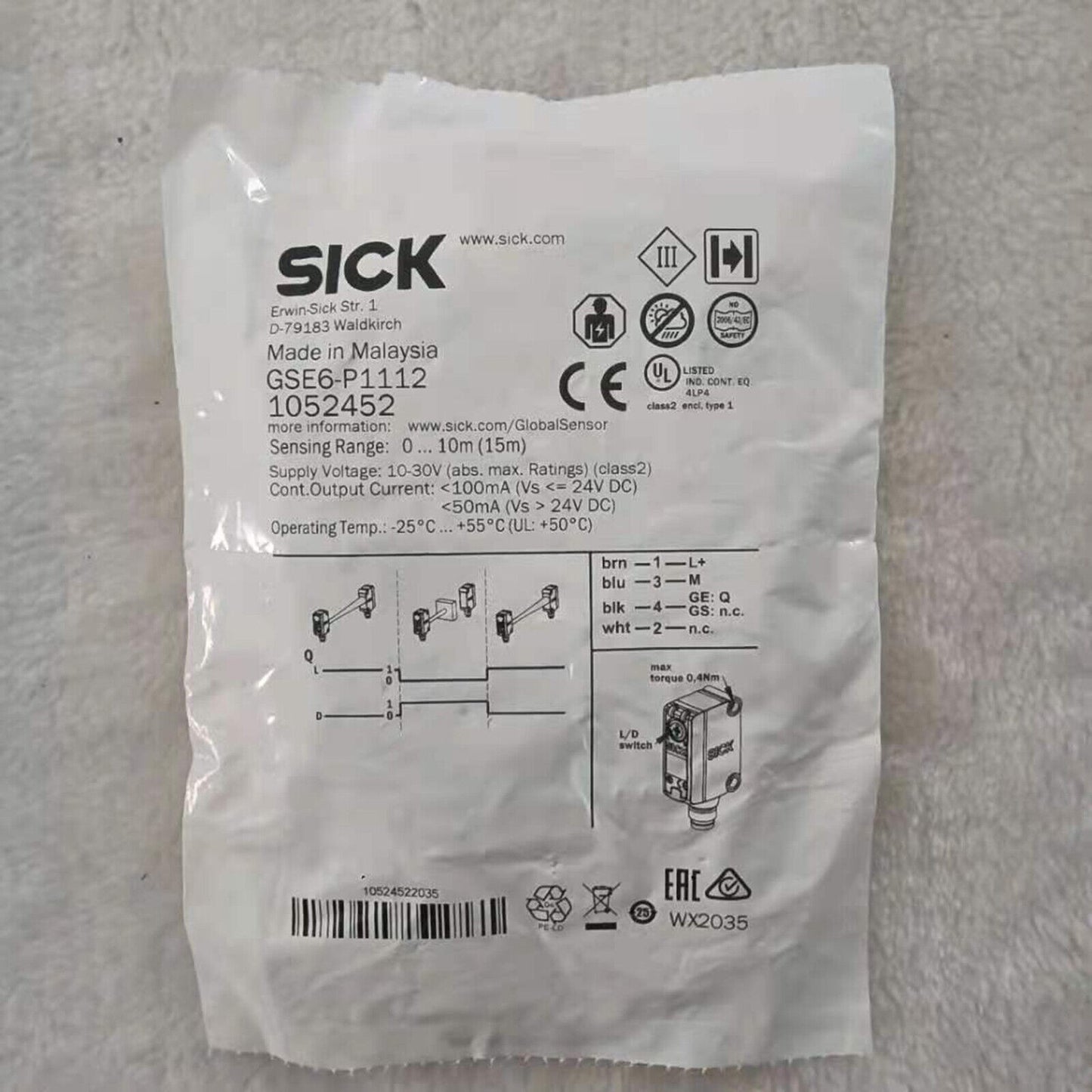 For SICK GSE6-P1112 GSE6P1112 Photoelectric Sensor
