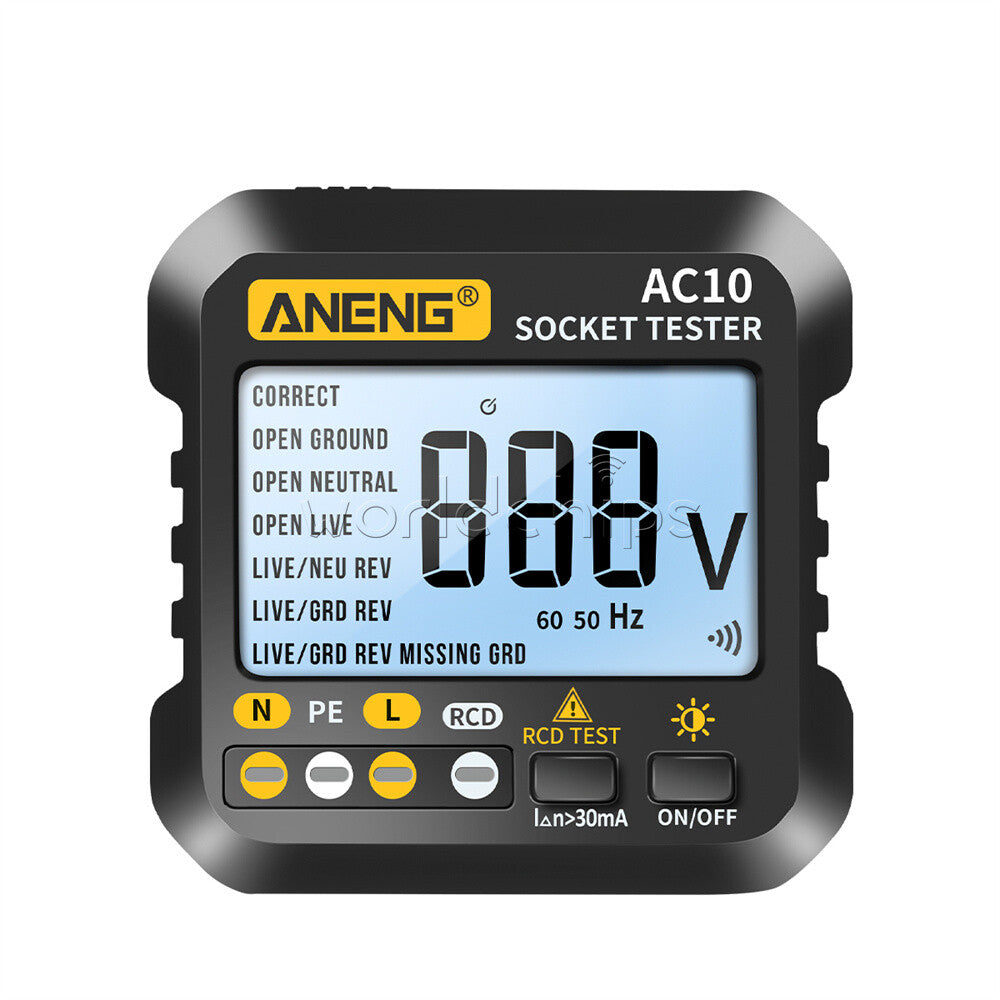 ANENG AC10 Socket Tester Voltage Test Zero Line Plug Polarity Phase Detector