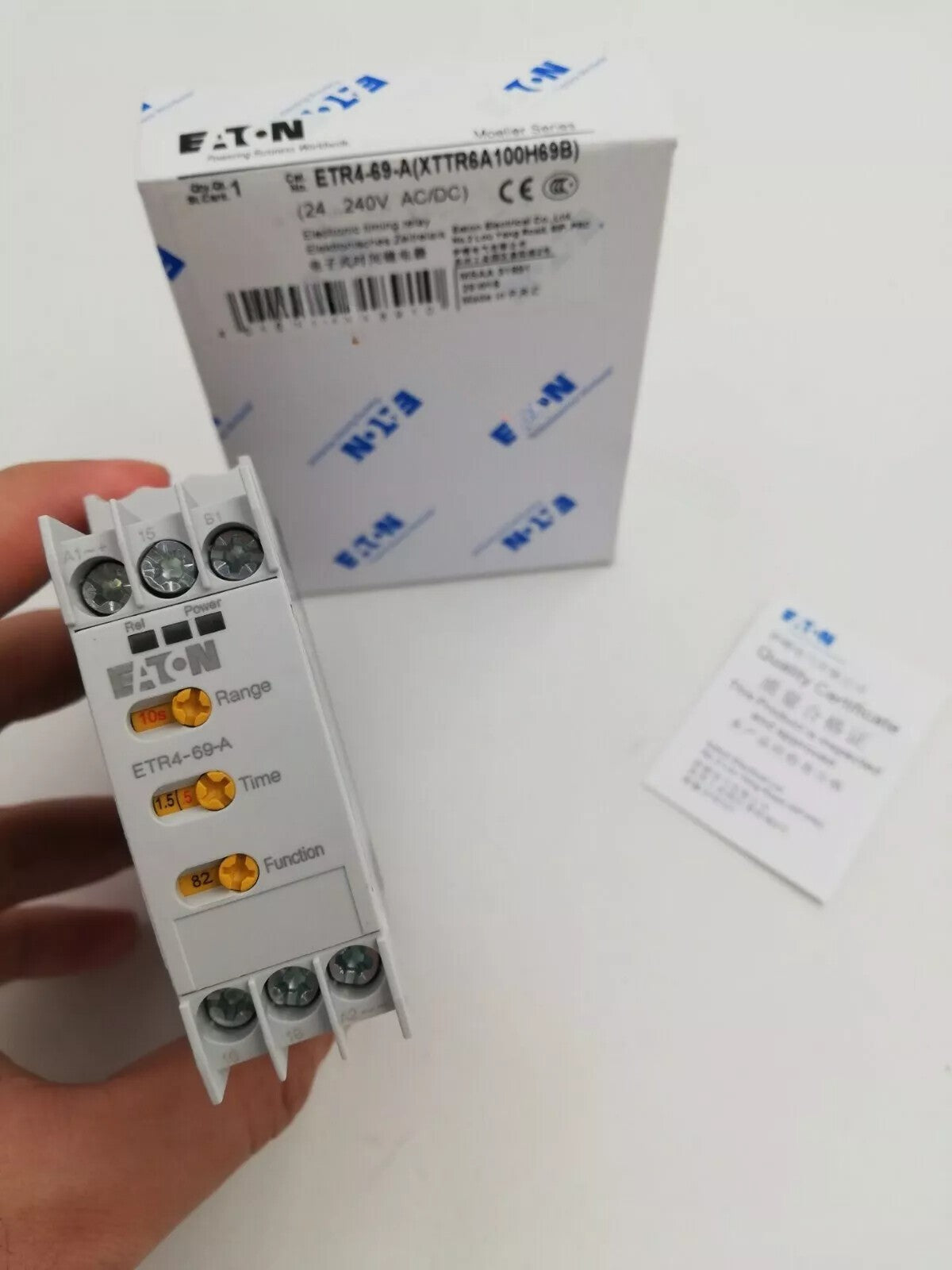 1pcs For MOELLER EATON ETR4-69-A TIMING RELAY PLC MODULE 240V