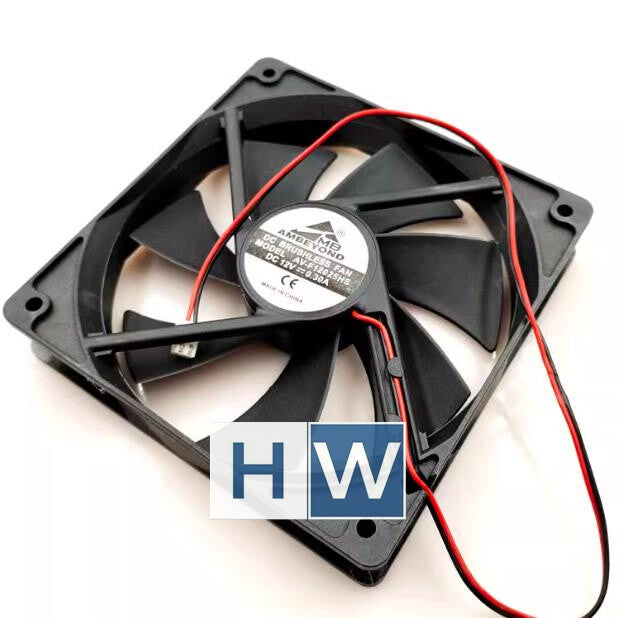 1PC AMBEYOND 12025 DC 12V 0.30A AV-F12025HS Chassis Cooling Fan 12CM