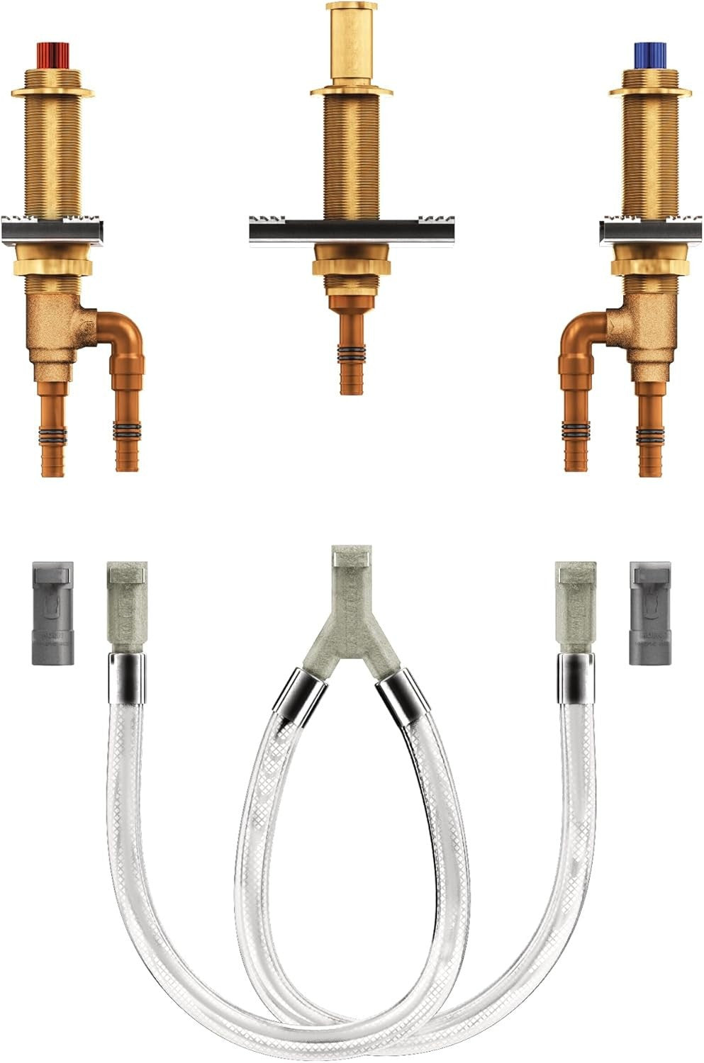 Two Handle Roman Tub Valve, 4793, 1/2-Inch CPVC PEX, Chrome