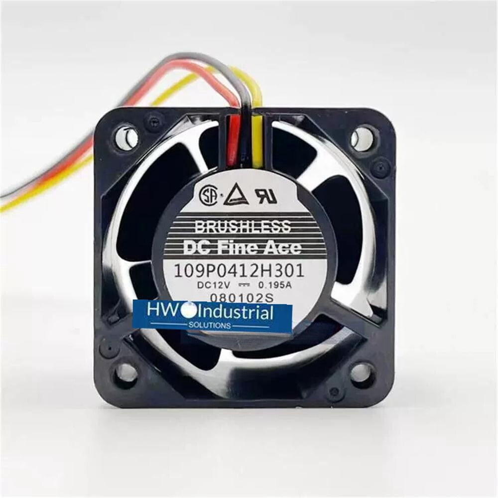 1/piece SANYO 109P0412H3013 12V 0.195A 4028 4CM  3-wire Power Supply Server Fan
