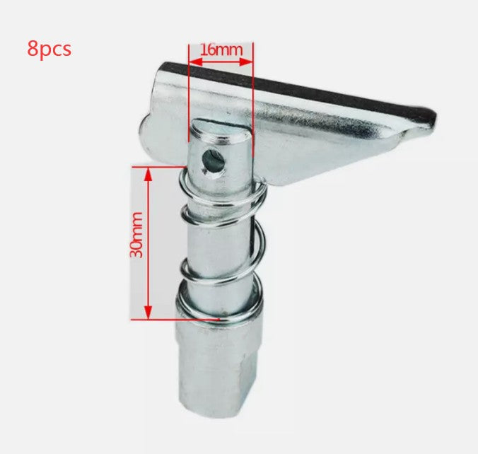 8PCS 15mm 1-1.8T + 8PCS 16mm 5-10T Fork Pin Kit Stoppe Forklift Machine