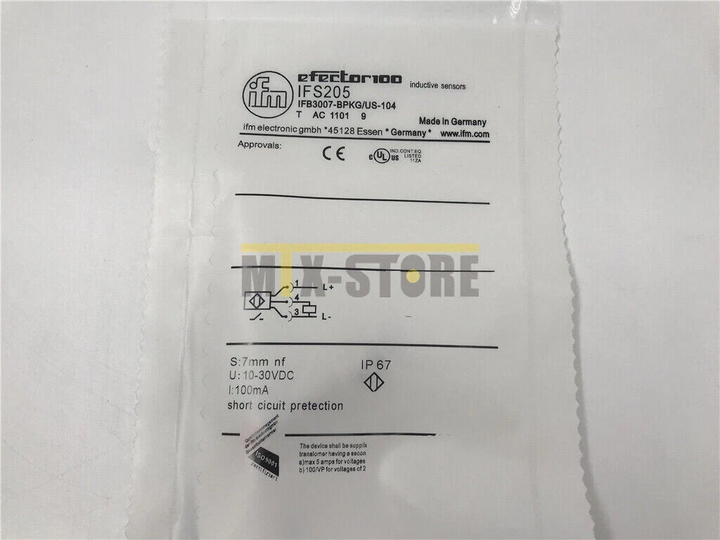 IFM IFS205 Proximity Switch #P