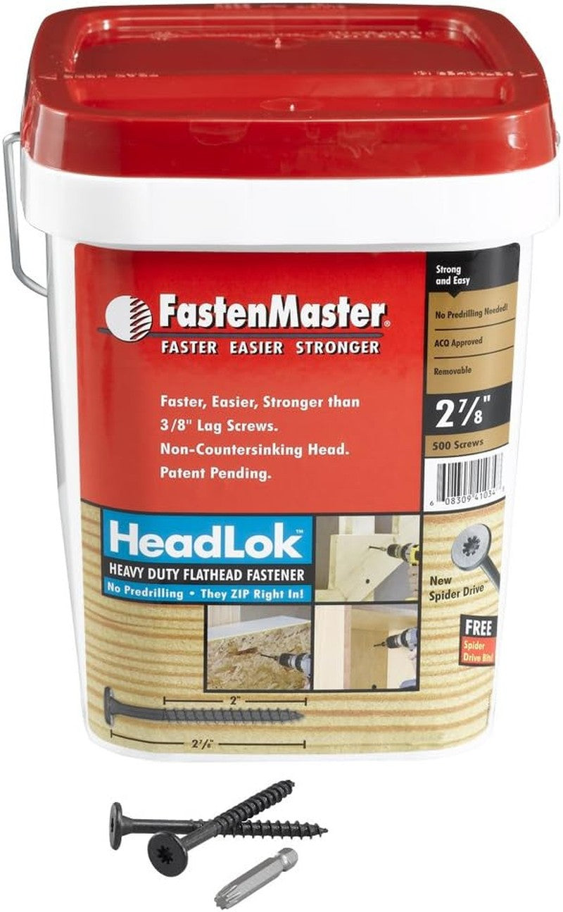 Hidden Deck Fastener, 2-7/8" Length, for Secure Deck Board Installation