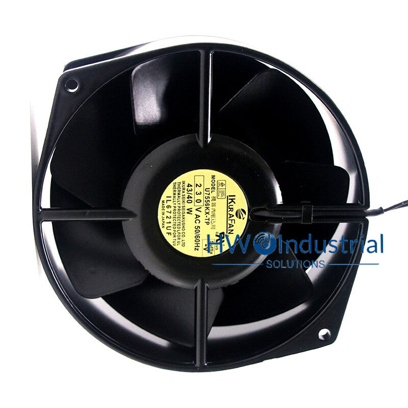 U7556KX-TP 230V IKURA 172*150*55MM 43/40W Metal High Temperature Resistant Fan