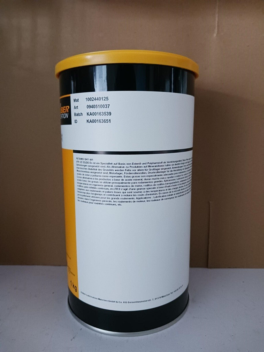 KLUBER Lubrication PETAMO GHY 441 Grease 1Kg  free ship