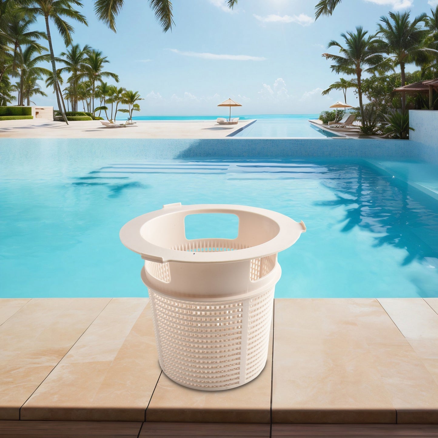 Sustainable Plastic Skimmer Basket Fits in For Poolrite S2500 MK2 Model