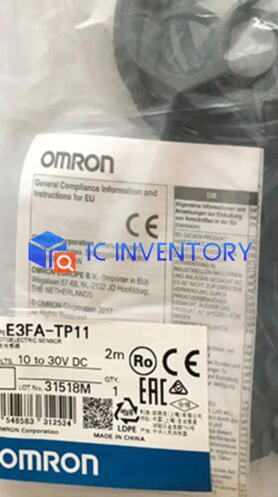 1pcs   OMRON proximity switch sensor E3FA-TP11 #P
