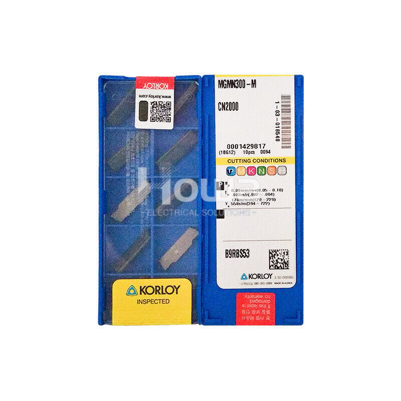 10Pieces/Box KORLOY MGMN300-M CN2000 CARBIDE INSERTS Grooving blade